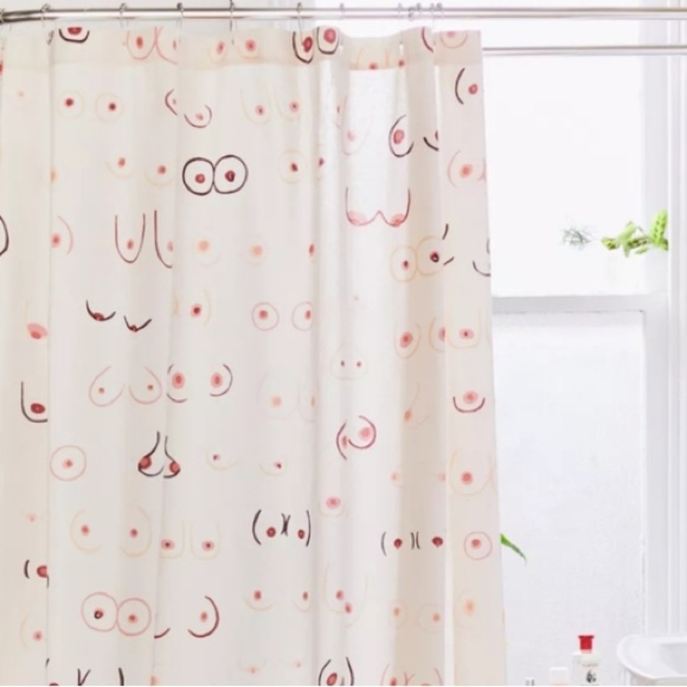 Boobs Shower Curtain